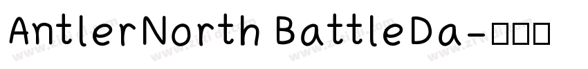 AntlerNorth BattleDa字体转换